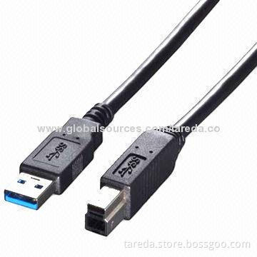 Super Speed AM to BM USB3.0 Cable, Up to 5Gbps Transfer Rate